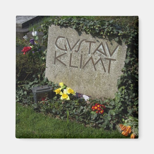 Graad van Gustav Klimt Magneet (Voorkant)