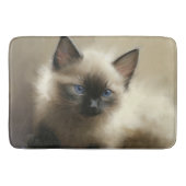 Graad van innocentie Siamese Kitten-portret Badmat (Voorkant)