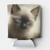 Graad van innocentie Siamese Kitten-portret Blikjeskoeler (Achterkant)