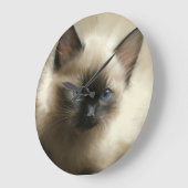 Graad van innocentie Siamese Kitten-portret Grote Klok (Hoek)