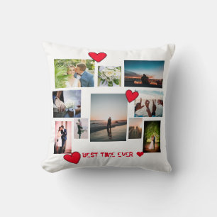 Graad van liefde BESTE TIJD OOIT personaliseren Kussen