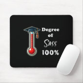 Graad van S 100% Afstuderen CL van 2025 senior HIM Muismat (Met muis)