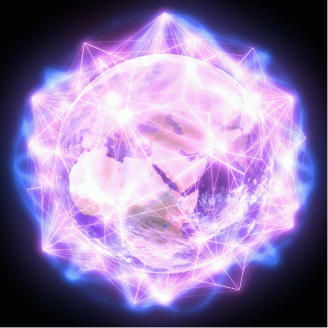 Graad voor Gaia-sculptuur Staand Fotobeeldje (Voorkant)