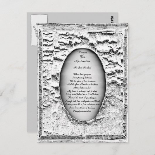 Graad voor herstel briefkaart (Voorkant / Achterkant)