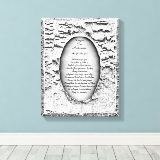 Graad voor herstel canvas afdruk (Insitu (Houten vloer))