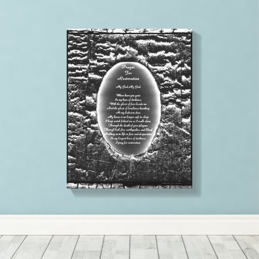 Graad voor herstel canvas afdruk (Insitu (Houten vloer))