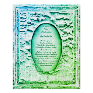 Graad voor herstel perfect poster