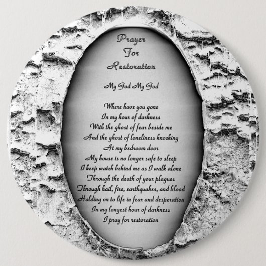 Graad voor herstel ronde button 6,0 cm (Voorkant)