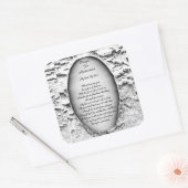 Graad voor herstel vierkante sticker (Envelop)