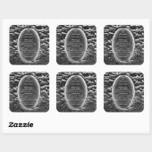 Graad voor herstel vierkante sticker (Vel)