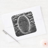 Graad voor herstel vierkante sticker (Envelop)