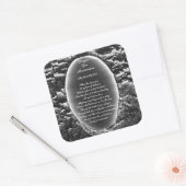 Graad voor herstel vierkante sticker (Envelop)