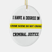 Graad voor strafrecht keramisch ornament (Rechts)