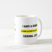 Graad voor strafrecht koffiemok (Voorkant rechts)