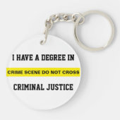 Graad voor strafrecht sleutelhanger (Achterkant)