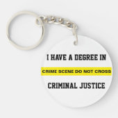 Graad voor strafrecht sleutelhanger (Voorkant)