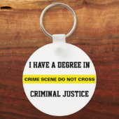 Graad voor strafrecht sleutelhanger (Voorkant)