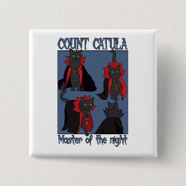 Graaf Catula Meester van de Nacht Vierkante Button 5,1 Cm