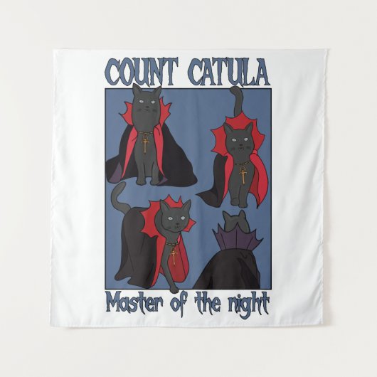 Graaf Catula Meester van de Nacht Wandkleed (Voorkant)