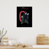 Graaf Crashula in rode cijfers (monsterreeksen) Poster (Keuken)