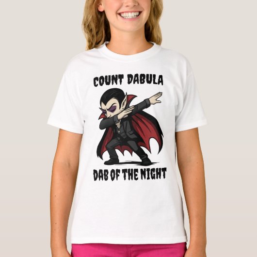Graaf Dabula dabs door de nacht T-shirt (Voorkant)