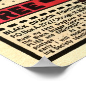  graaf Dante Advertisement Art Poster (Hoek)