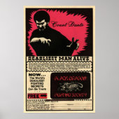 graaf Dante Advertisement Art Poster (Voorkant)