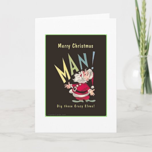 Graaf die elfen! feestdagen kaart (Voorkant)