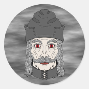 Graaf Dracula 2026 Ronde Sticker