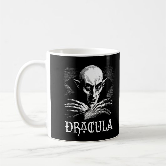 Graaf Dracula Halloween Vampire Koffiemok (Links)