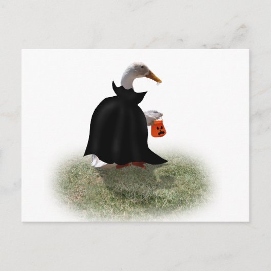Graaf Duckula is onderweg! Briefkaart (Voorkant)