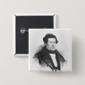 Graaf Felix de Merode 1837 Vierkante Button 5,1 Cm (Voorkant /achterkant)