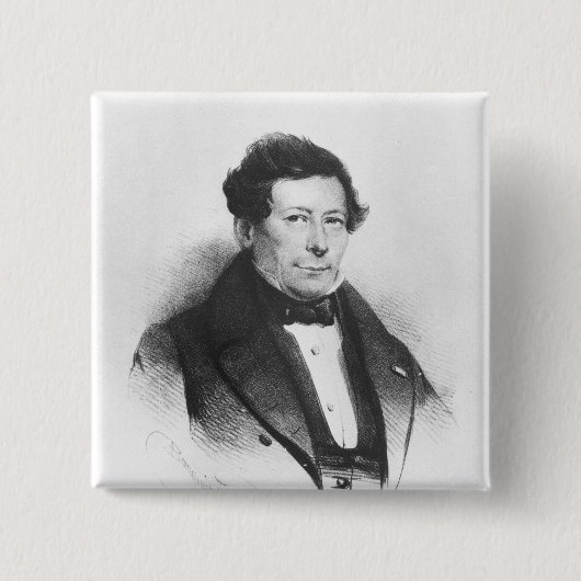 Graaf Felix de Merode 1837 Vierkante Button 5,1 Cm (Voorkant)