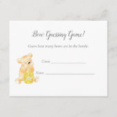 Graaf Game Boy Teddy Bear en Bee Informatiekaartje (Voorkant)