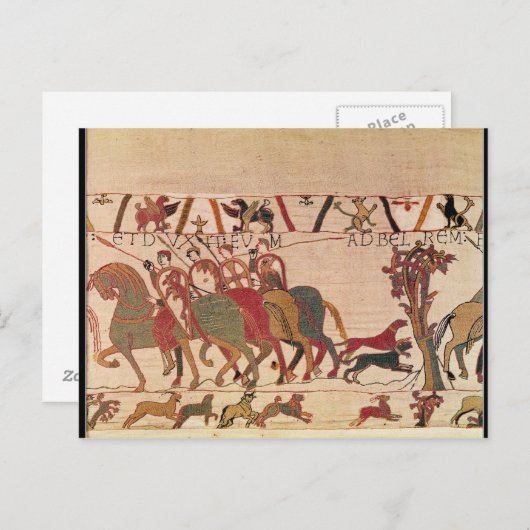 Graaf Guy van Ponthieu neemt Harold, zijn Briefkaart (Voorkant / Achterkant)