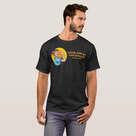 Graaf hem bij de stemming t-shirt (Voorkant volledig)