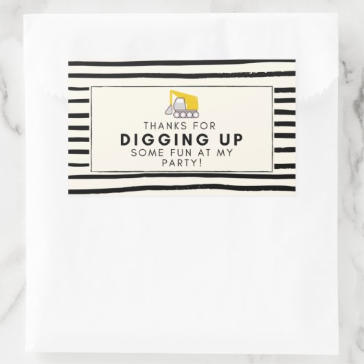 GRAAF HET! Party Favor Sticker (Tas)