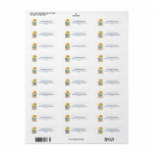 Graaf je in de lol Constructie Verjaardag Etiket (Full Sheet)