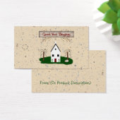 Graaf je zegelkerk hangen Label af Visitekaartjes (Bureau)