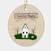 Graaf je zegelversiering keramisch ornament (Links)