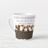 Graaf je zegenhoezen latte mok (Linkerhoek)