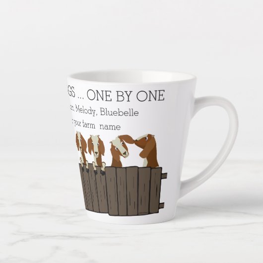 Graaf je zegenhoezen latte mok (Rechts)