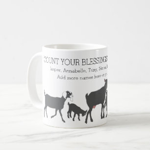 Graaf je zegeningen voor GOAT LOVERS Koffiemok