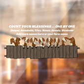 Graaf je zegenstaartje met roodbaars raamsticker (Vel 2)