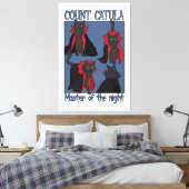 Graaf Katula Meester van de Nacht Canvas Afdruk (Insitu (Slaapkamer))