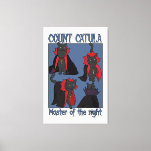 Graaf Katula Meester van de Nacht Canvas Afdruk