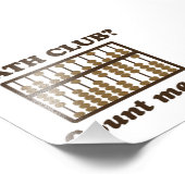 Graaf me in de Wiskunde Club Foto Afdruk (Hoek)