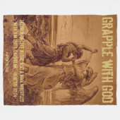 Graaf met God fleece deken (Voorkant (Horizontaal))