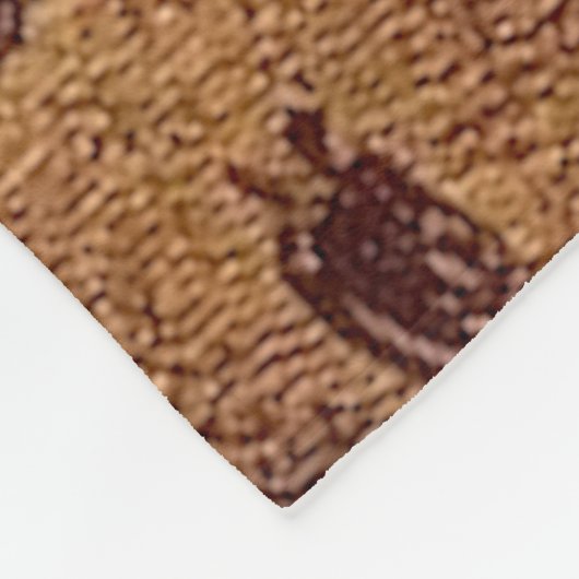 Graaf met God fleece deken (Hoek)