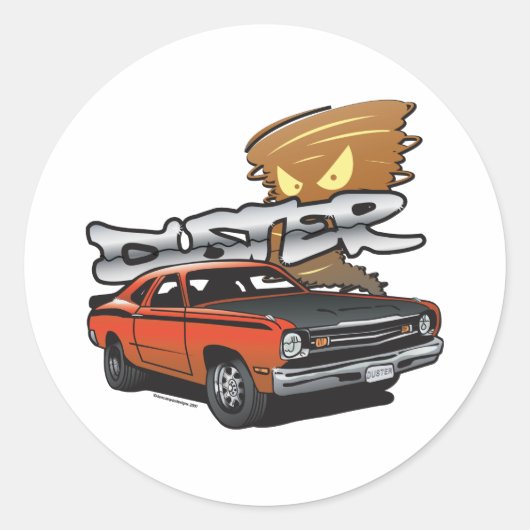 Graaf mijn Duster 3" Sticker (Voorkant)